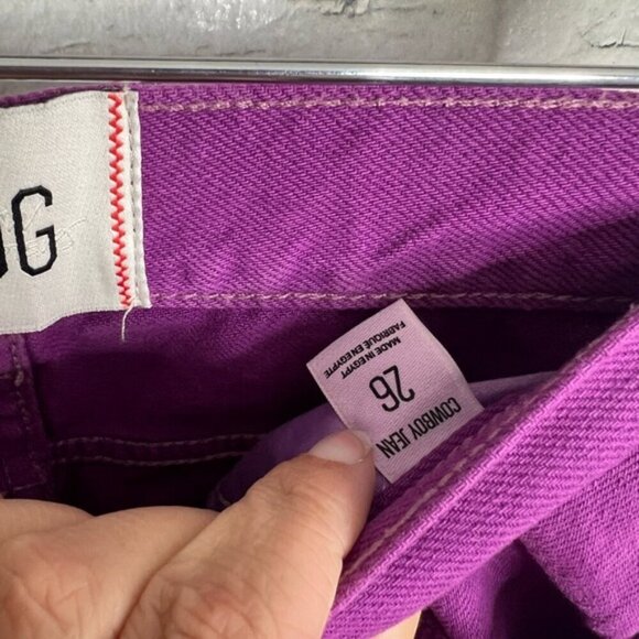 Urban Outfitters BDG Jean High Waisted Cowboy Purple Size 26 - Picture 5 of 8